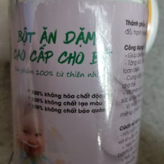 Bột ăn dặm cho bé từ 4th