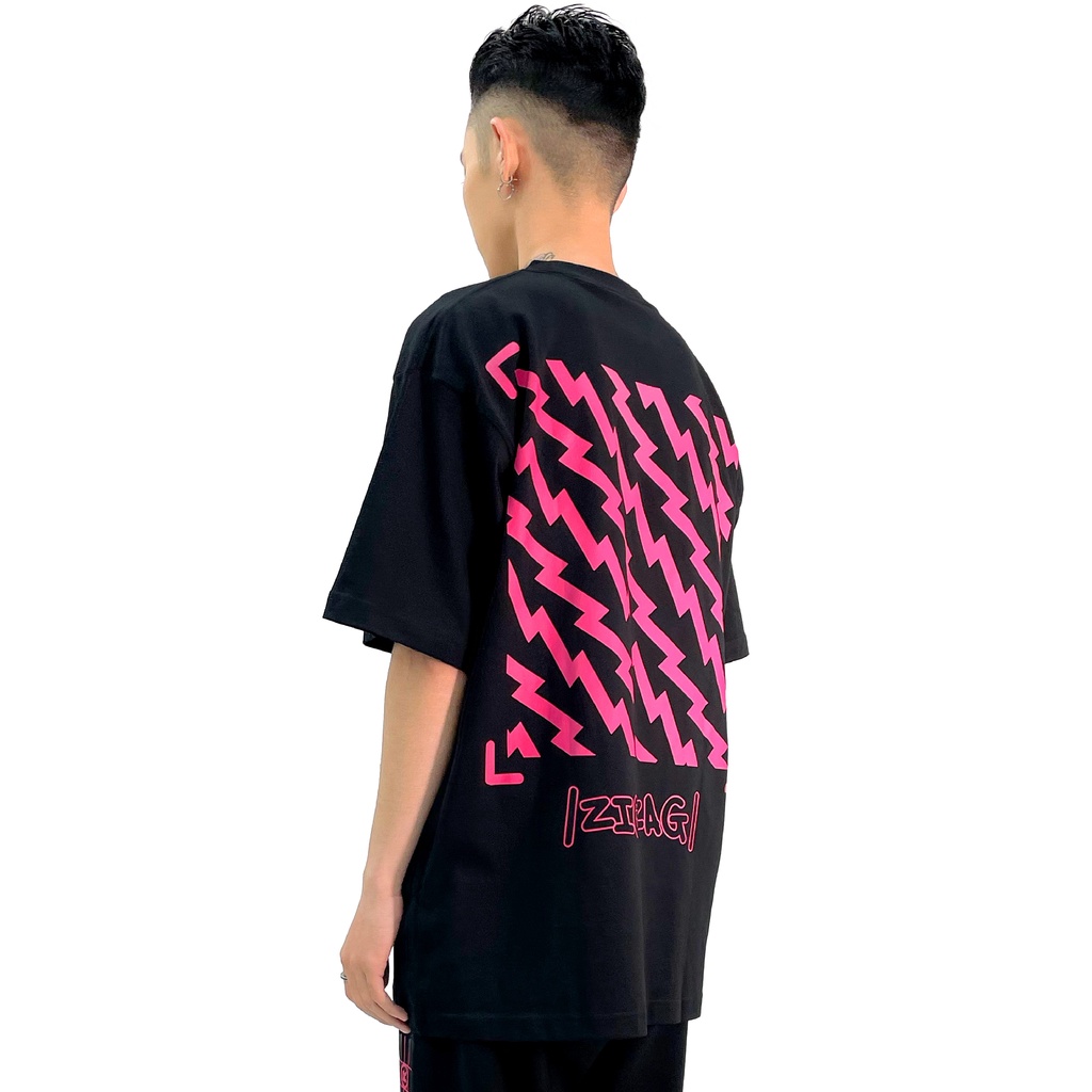 Áo thun 5THEWAY trong bộ sưu tập public icon hoạ tiết Zigzag với kiểu dáng New Tee
