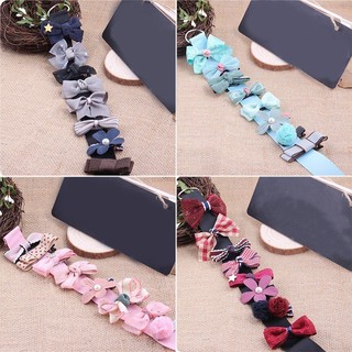 Set 8 kẹp tóc nơ và hoa xinh xắn cho bé