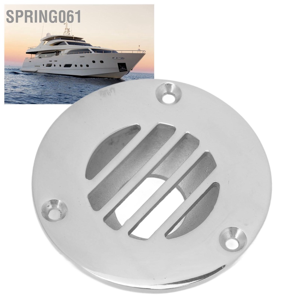 [Hàng Sẵn]  Hệ thống thoát nước sàn thuyền 316 Thép không gỉ bạc Xử lý đánh bóng chống ăn mòn Phụ kiện tàu biển 【Spring061】