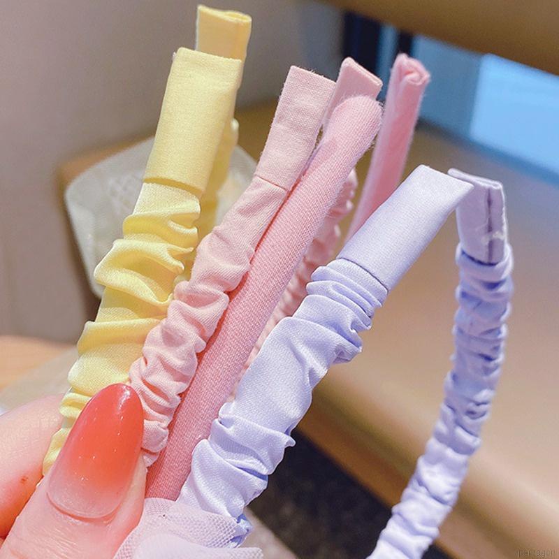 Cài tóc công chúa đính nơ lưới phong cách Hàn Quốc cho bé