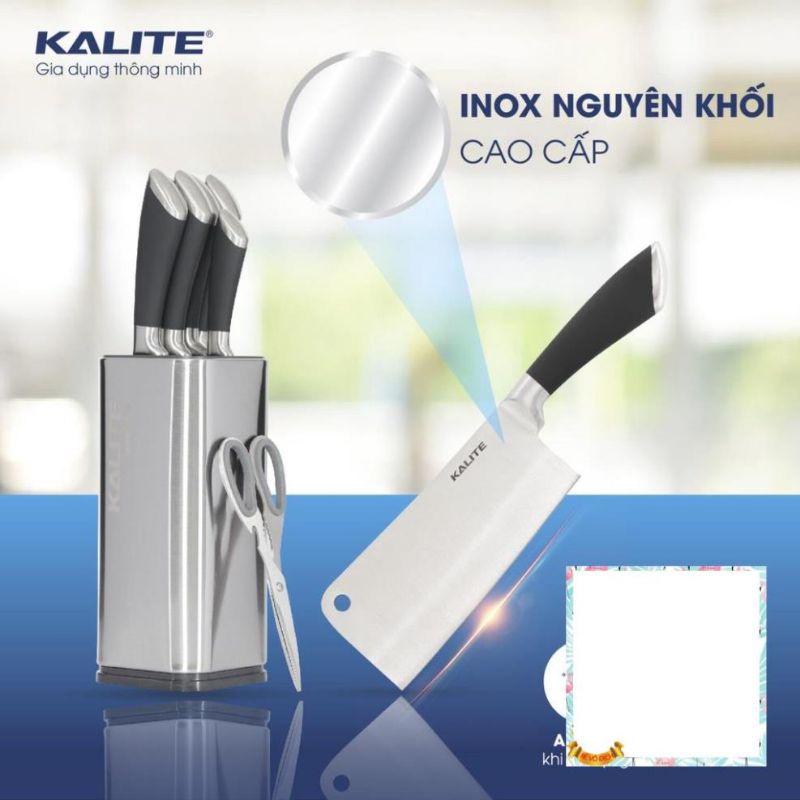 Bộ Dao Kéo Kalite KL 191 Inox Cao cấp & ARBER