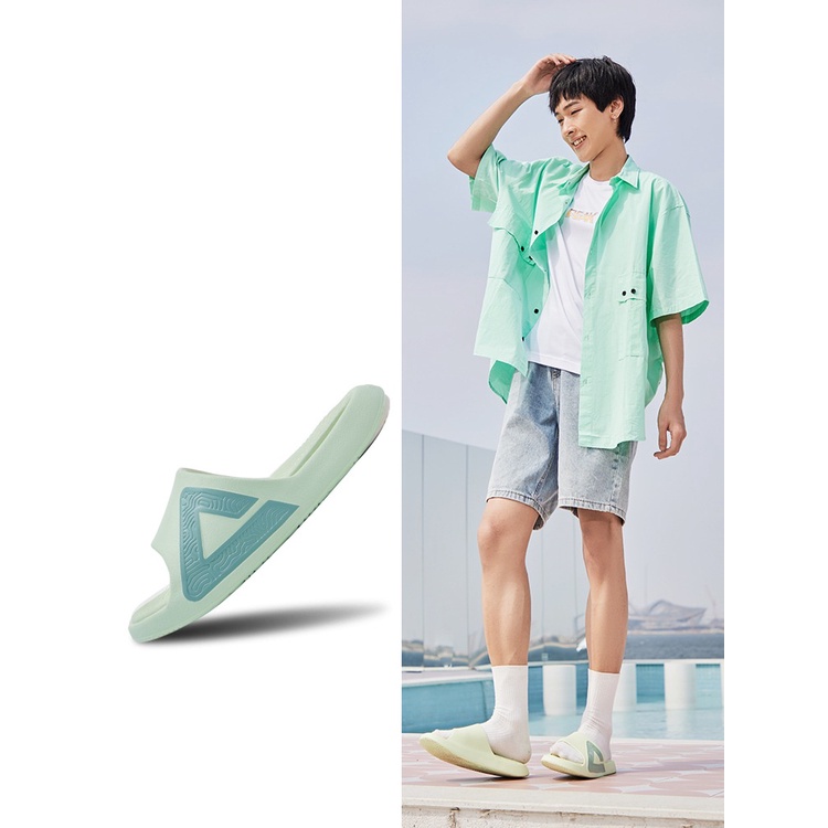 Dép thể thao Nam PEAK Taichi Slippers Crystal Green Tea ET22307L