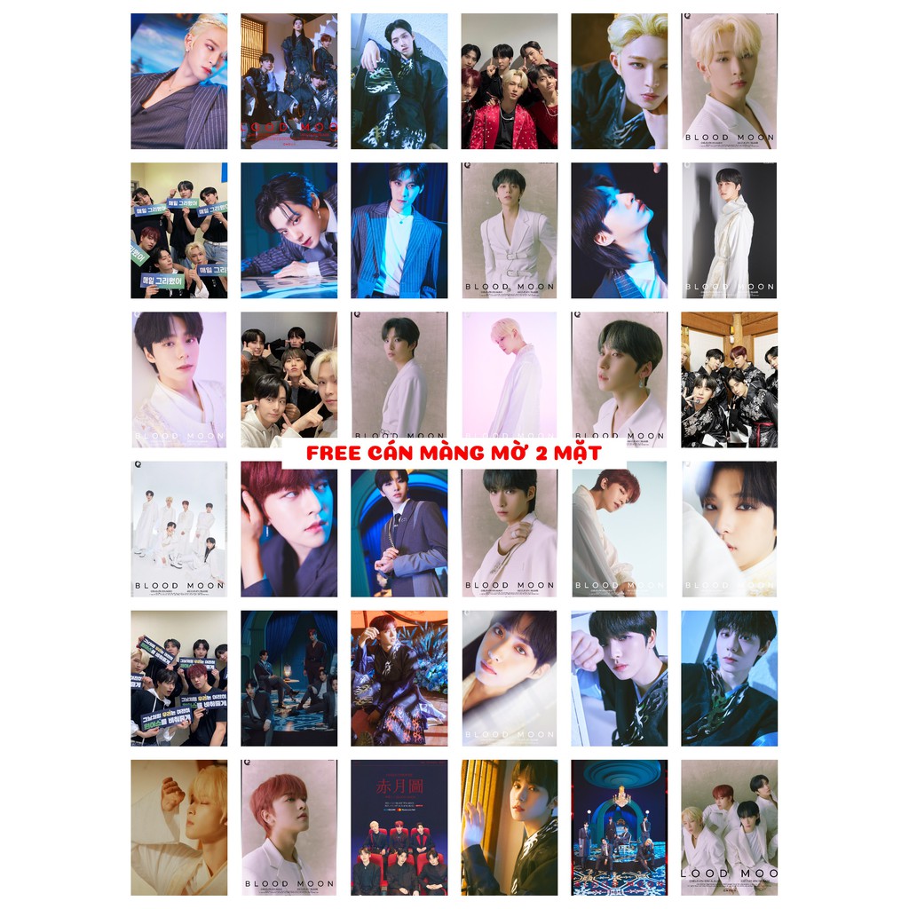 Lomo card 36 ảnh nhóm ONEUS - BLOOD MOON