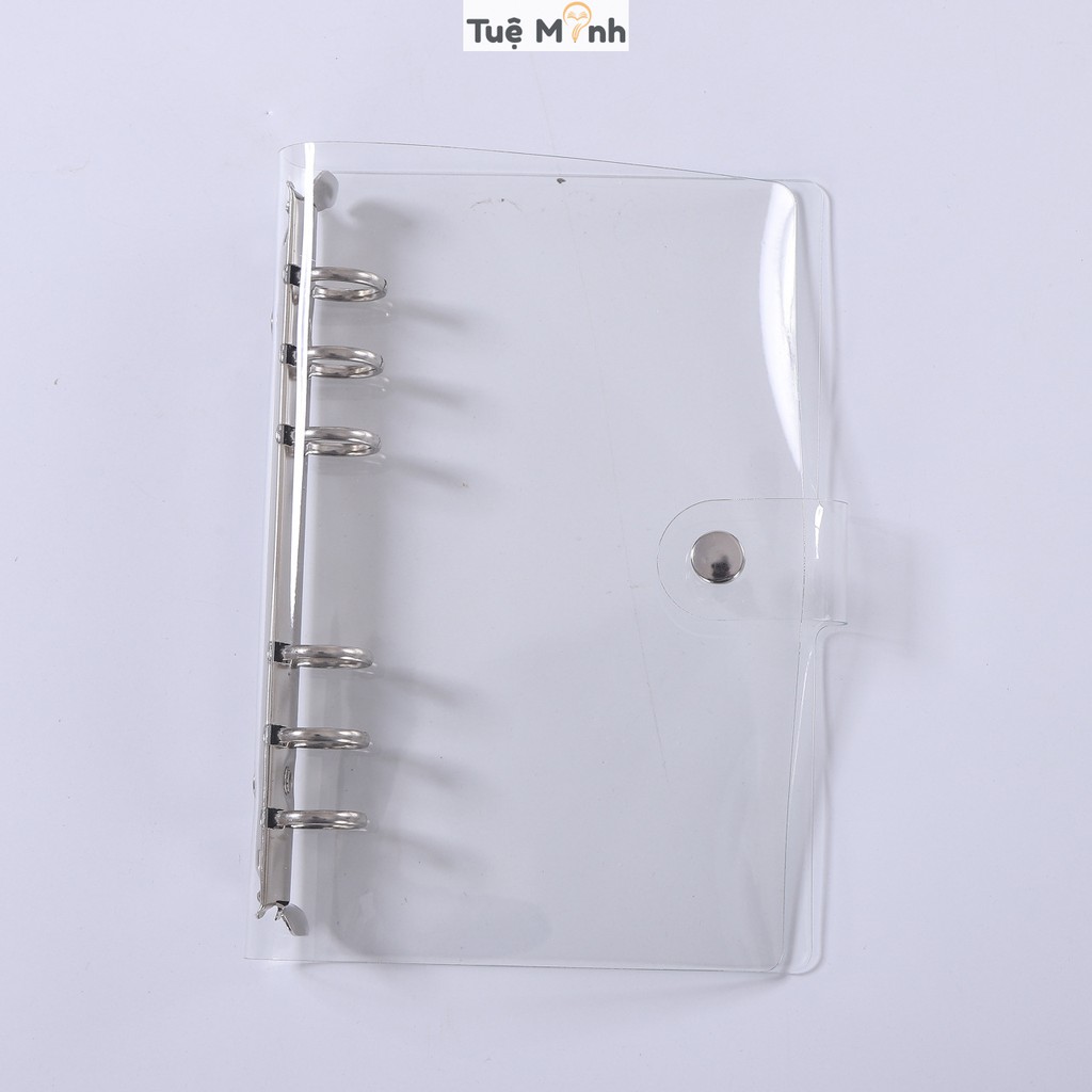 Bìa sổ còng nhựa dẻo A5/ B5 thay giấy refill tặng kèm thước kẻ sổ còng P09