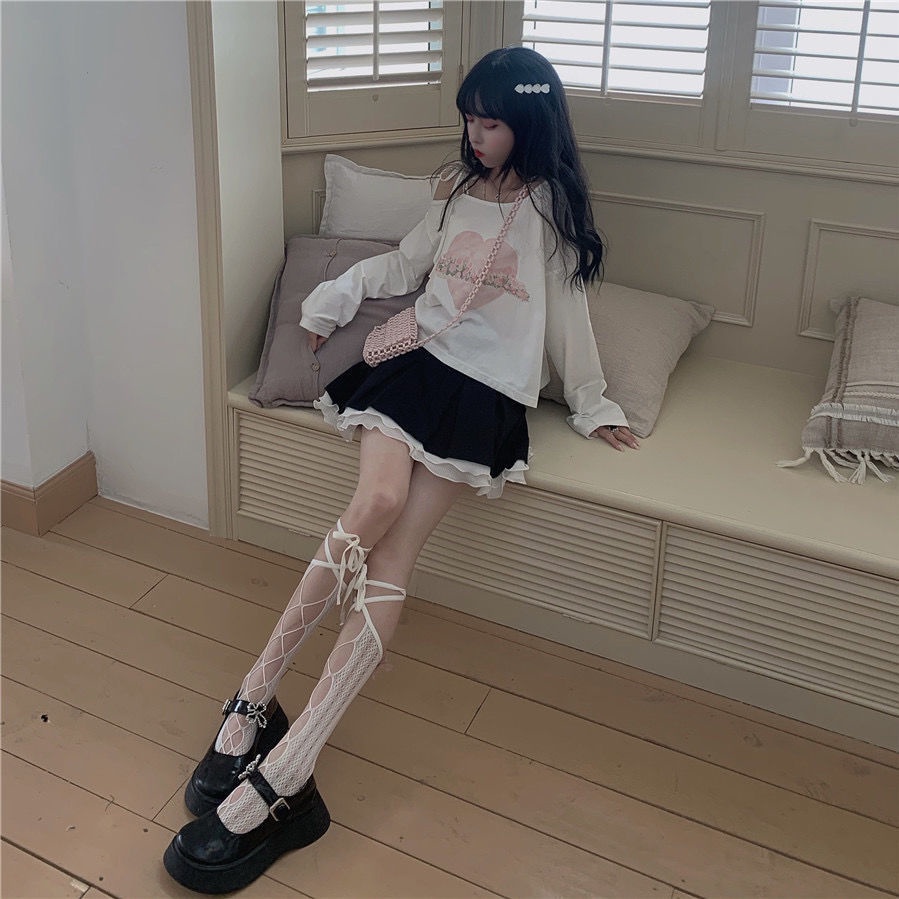 Áo thun dài tay dáng rộng dễ phối đồ dành cho nữ