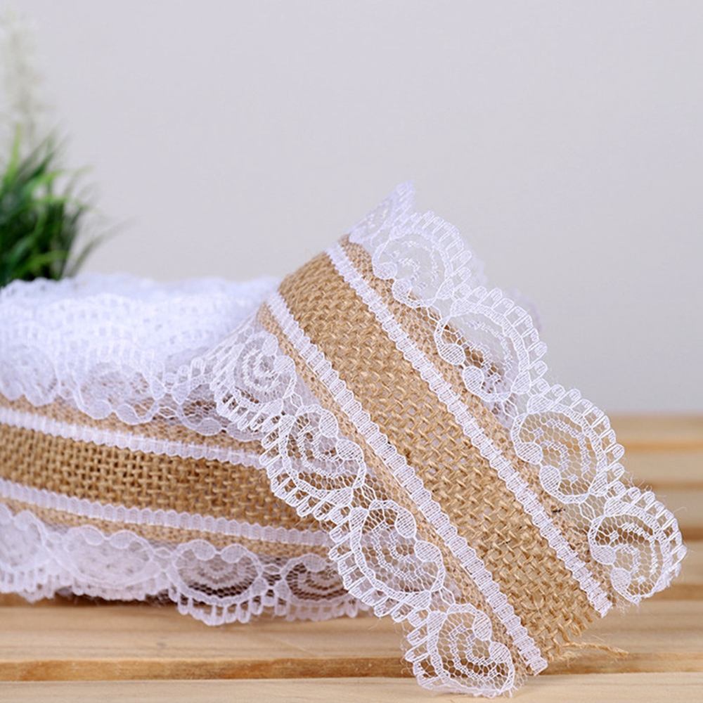 CONOPERY Cuộn vải bố dài 1m kiểu dáng cổ điển trang trí tiệc đẹp mắt