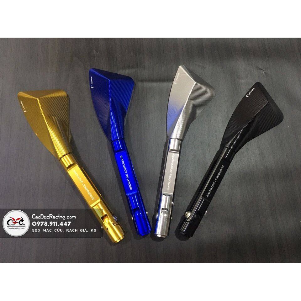Gía sỉ Gương kính hậu rizoma 3 cạnh F1 (Giá 1 cặp) - hàng CNC loại nhất cưc đẹp