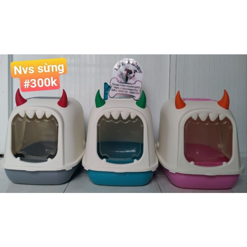 NHÀ VỆ SINH SỪNG MÈO DỄ THƯƠNG