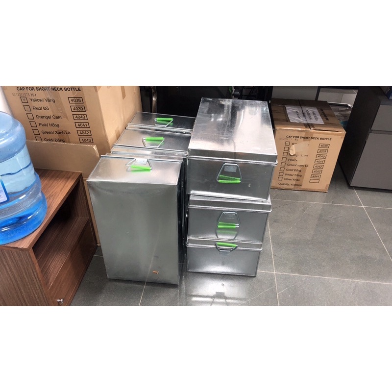 Hòm tôn kt D55cm x R34cm x C24cm.