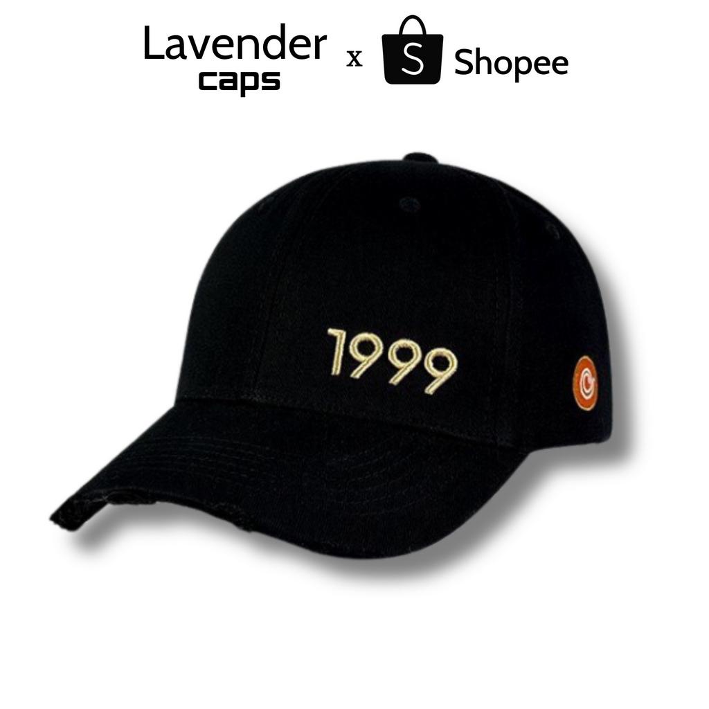 Nón kết Mũ lưỡi trai đen 1999 logo thêu dành cho nam nữ Free size