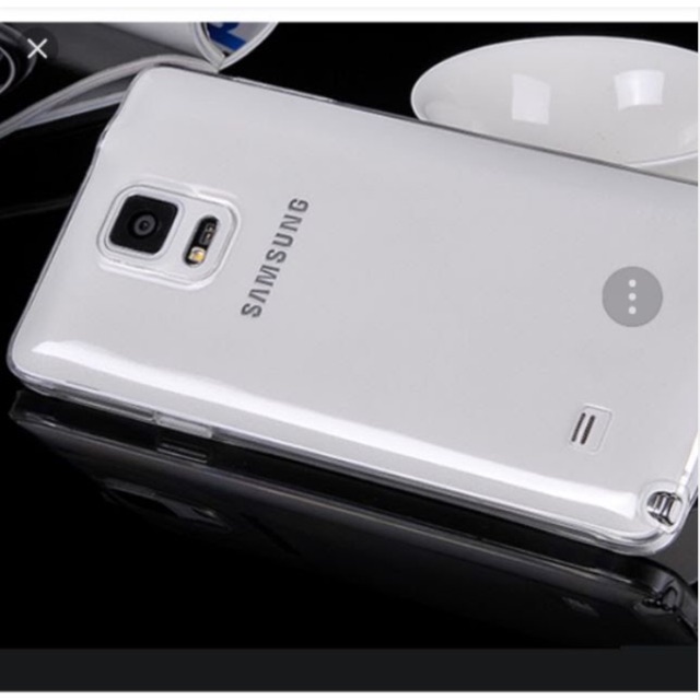 Ốp lưng silicon  dẻo trong suốt sam sung note4