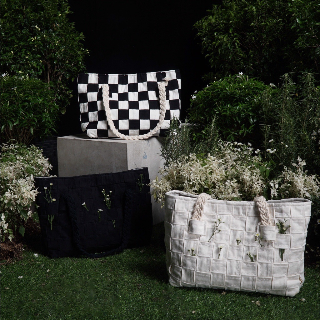 TÚI TOTE CRAFTED DENIM TOTE COLLECTION 3