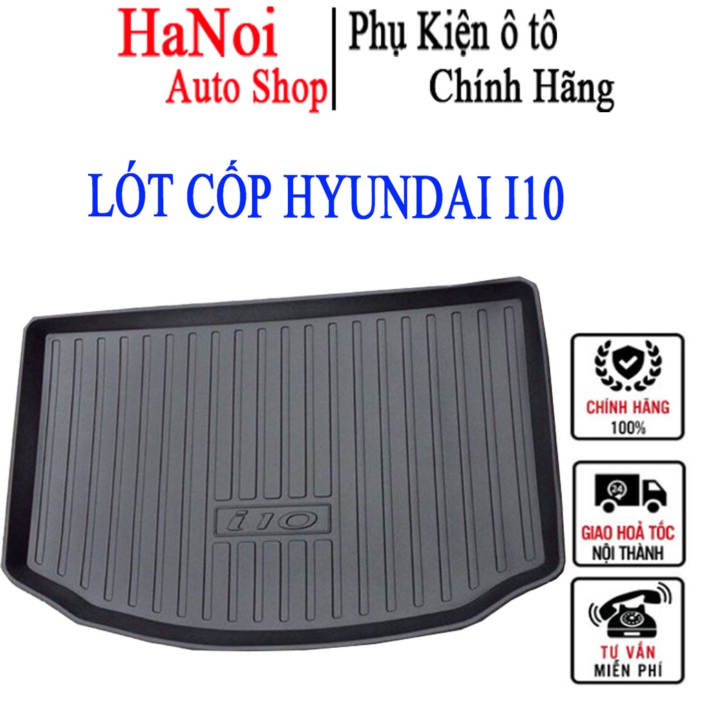 HÀNG CAO CẤP | LÓT CỐP THEO XE HYUNDAI I10 HATBACK DÀNH CHO XE 2015-2016-2017-2018- 2019-2020