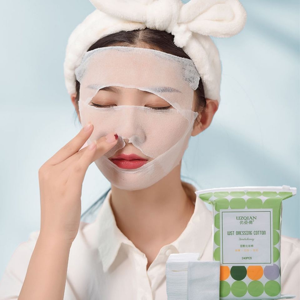 Tấm bông tẩy trang co giãn, loại mỏng chuyên dụng để nén ướt | BigBuy360 - bigbuy360.vn