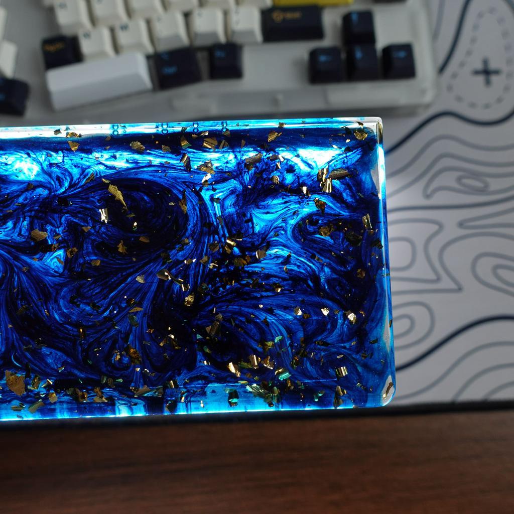 Kê tay bàn phím Gold Ocean, chất liệu resin, phù hợp mọi kích cỡ bàn phím