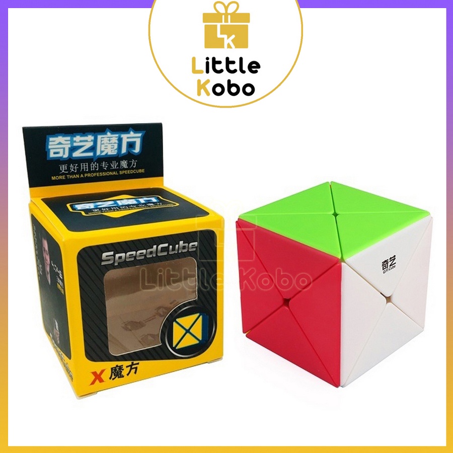 Rubik Biến Thể QiYi Dino Cube Rubic QiYi X Dino Skewb Stickerless Đồ Chơi Trí Tuệ