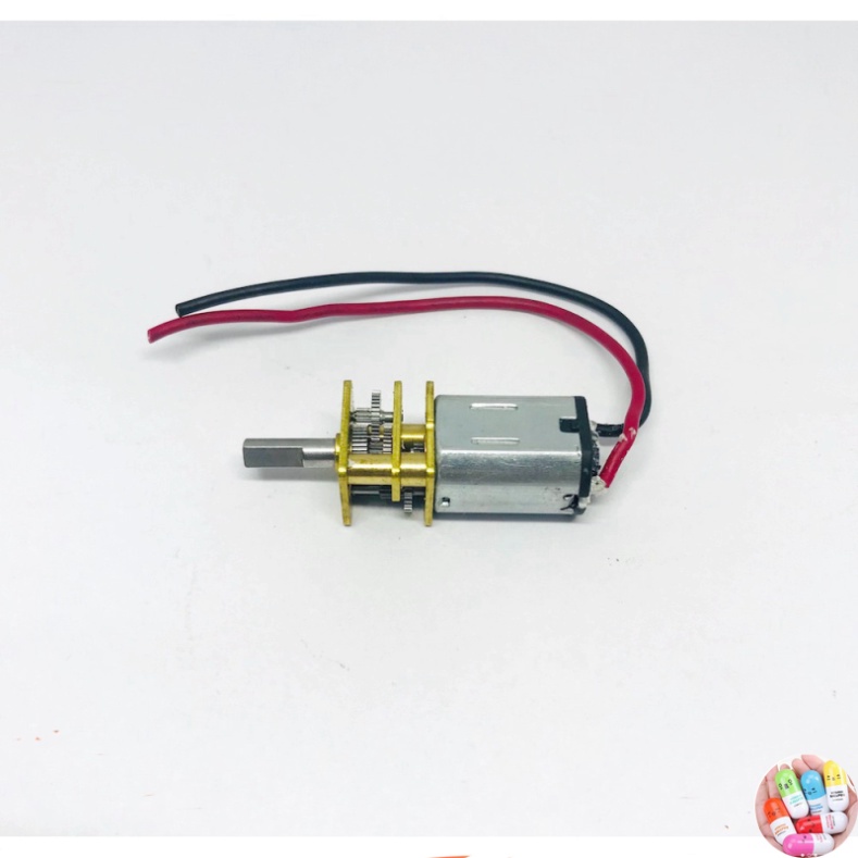 Động cơ motor mini mô tơ giảm tốc N20 - DC3V-6V - bánh răng thép cực bền