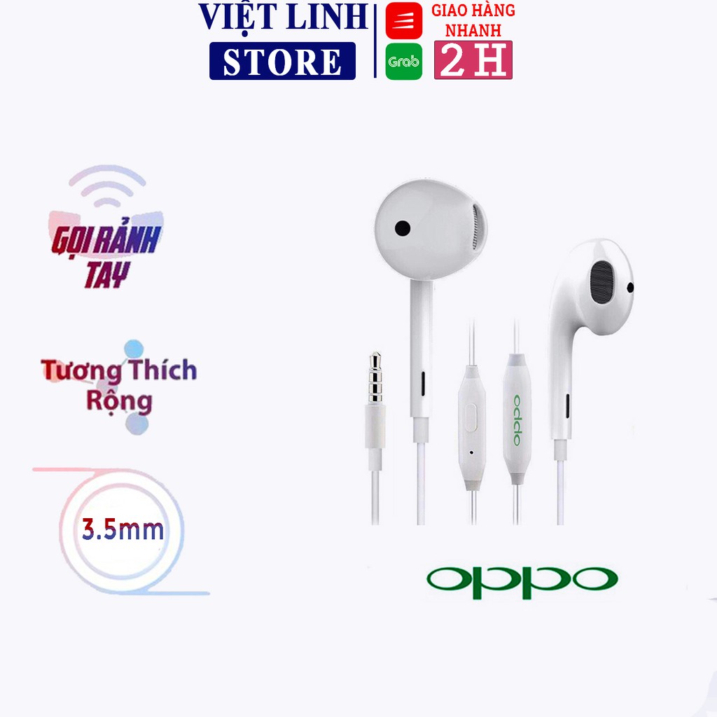 Tai nghe điện thoại R11,tích hợp mic đàm thoại,cổng 3.5mm chân tròn-Hàng siêu bền-Việt Linh Store