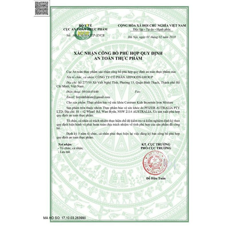 Siro Centrum kids cho trẻ biếng ăn Chai 200ml