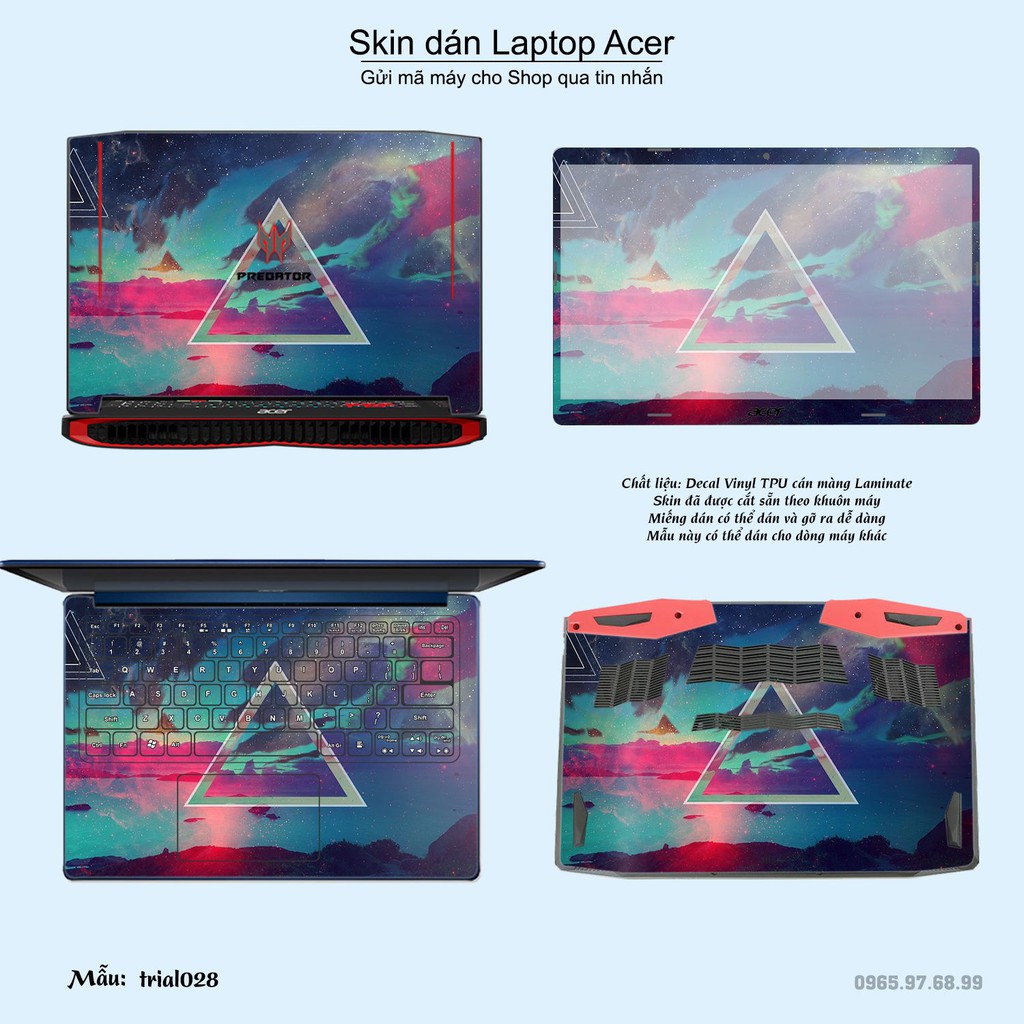 Skin dán Laptop Acer in hình Đa giác _nhiều mẫu 5 (inbox mã máy cho Shop)