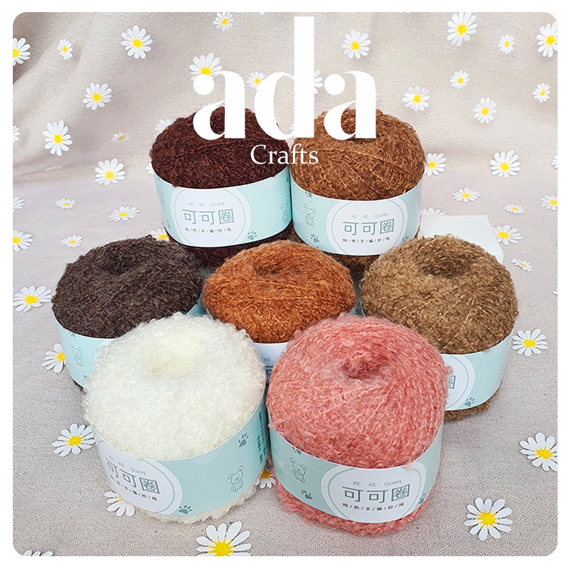 Len Xuxia Bông Xù Làm Tóc Búp Bê - ada.crafts