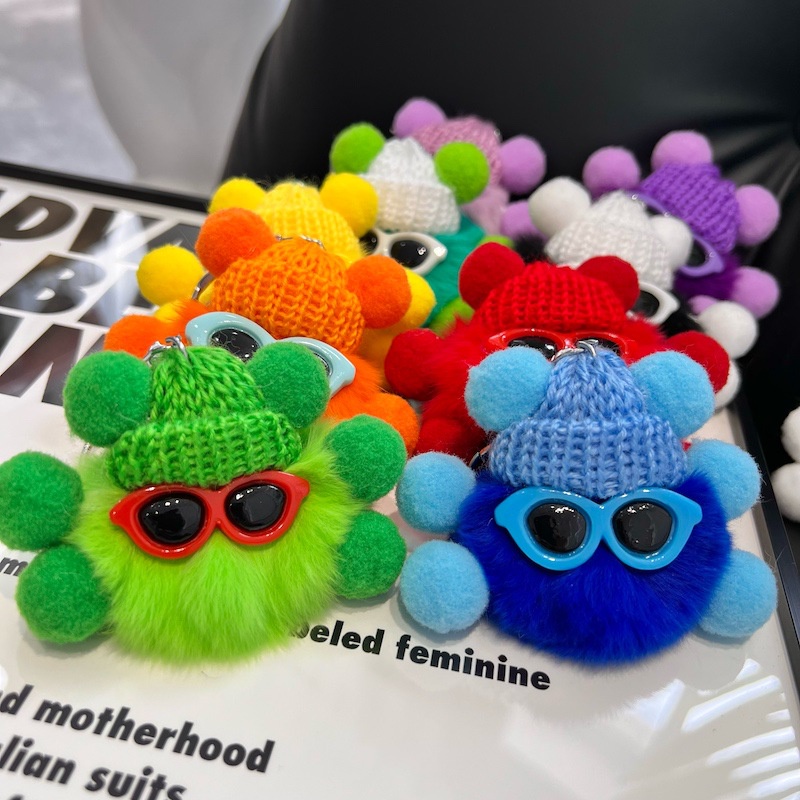 Móc Khóa Thỏ Nhồi Bông Dễ Thương Xinh Xắn