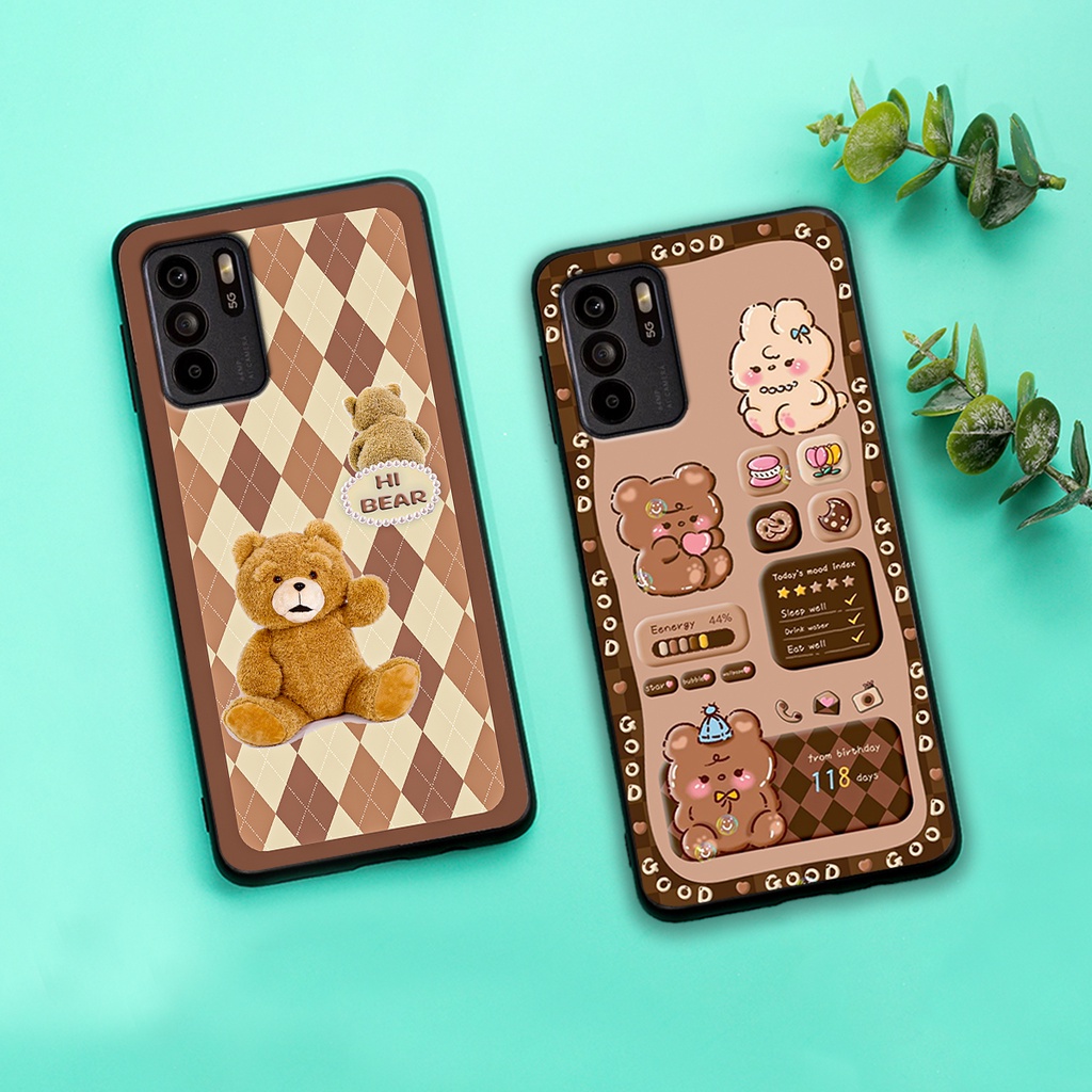 Ốp lưng Oppo Reno 6 4G / Reno 6Z 5G / Reno 6 Pro in hình gấu bear dễ thương, bền đẹp