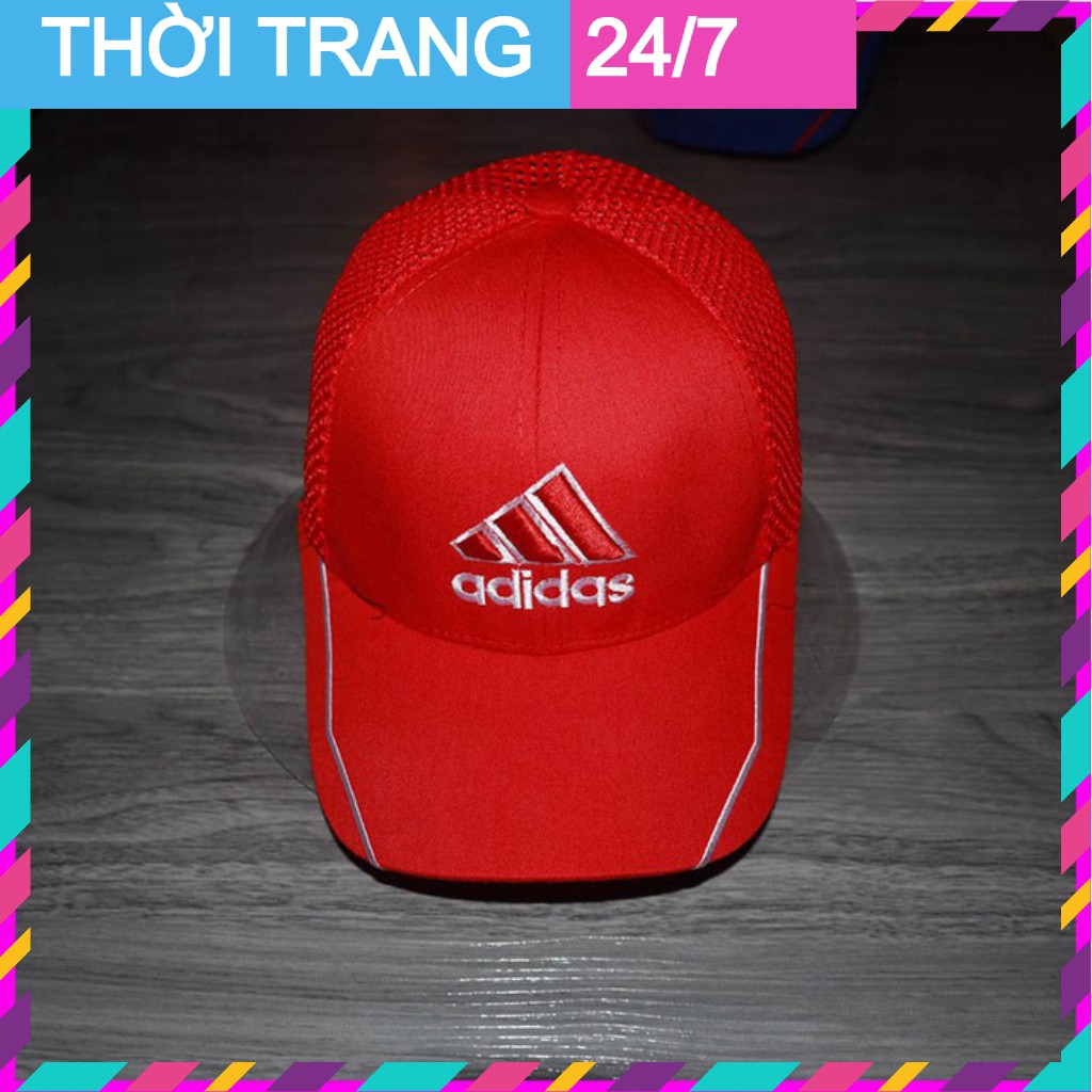 Tết🌺 Nón Kết Mũ Lưỡi Trai Nam Nữ Thời Trang Vải Kaki Cao Cấp Đẹp Cá Tính Màu Đỏ-Mã 042