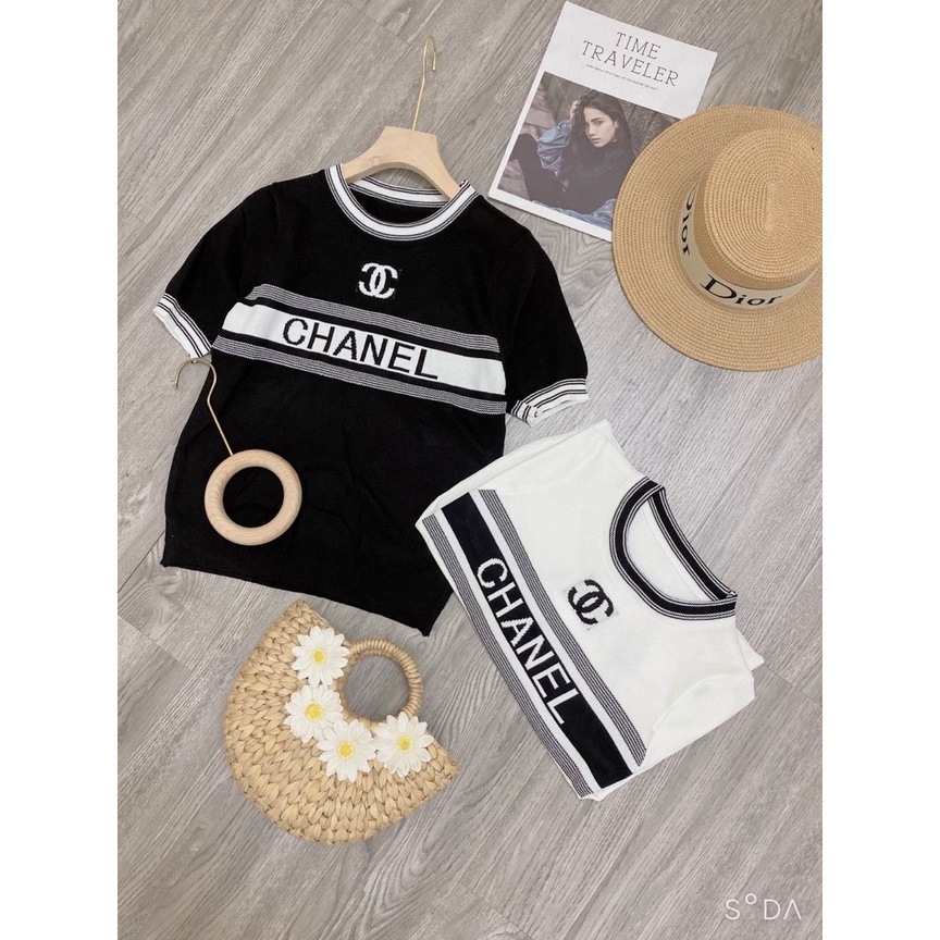Áo croptop nữ tay ngắn chất len mongtogi màu trắng màu đen hàng Quảng Châu 100%