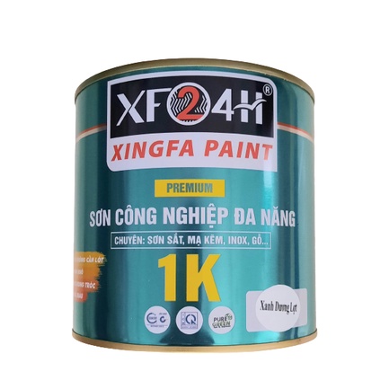 SƠN SẮT MẠ KẼM 1K - 24H ~ (900 gr/Lon) - XINGFA