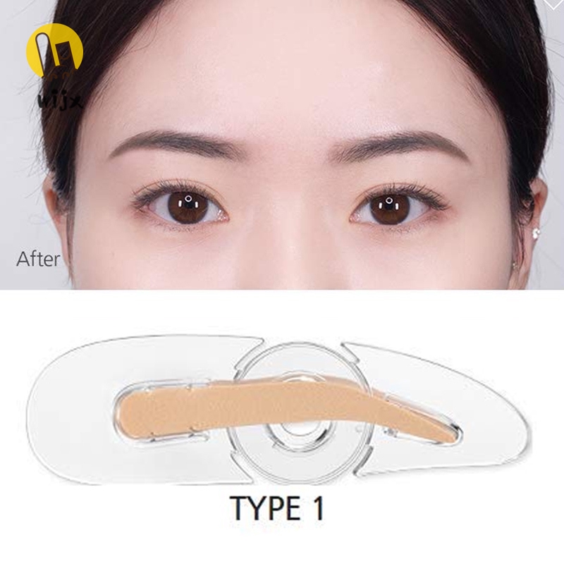 Khuôn kẻ lông mày điều chỉnh được phong cách Hàn Quốc mùa hè 3 loại nhỏ gọn tiện lợi dành cho trang điểm