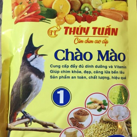 cám chim chào mào 1 Thúy tuấn 200g- giúp chim hót căng lửa-tiếp sức thi đấu