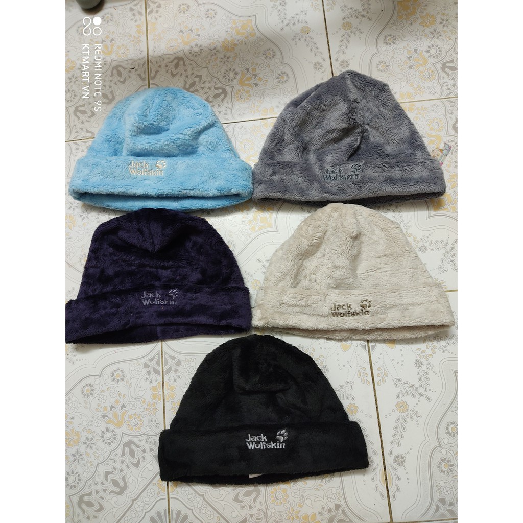 Mũ nỉ lông siêu nhẹ, siêu ấm Jack Wolfskin 1900901 Stormlock Soft Asylum Cap / Windproof / Water resistant