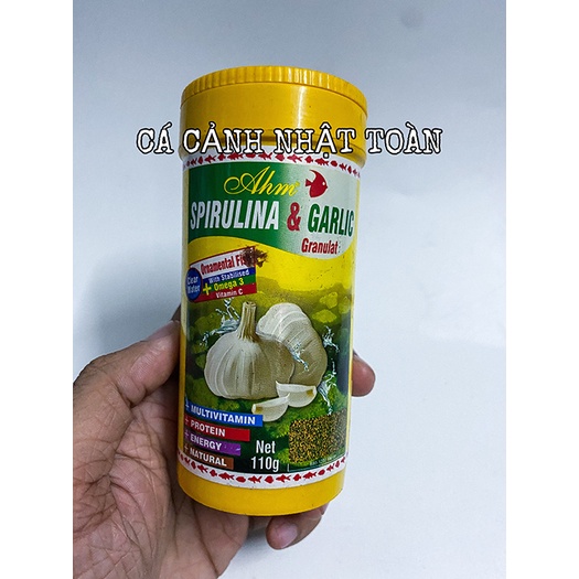 THỨC ĂN CHIẾT XUẤT TẢO SPIRULINA VÀ TỎI GARLIC AHM 110G TURKEY