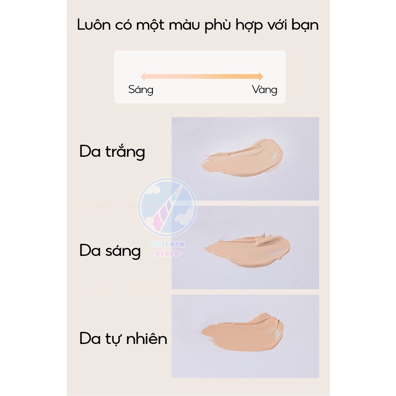 Kem Nền Che Khuyết Điểm Mỏng Nhẹ Lameila Light Concealer Foundation 40ml NO3020