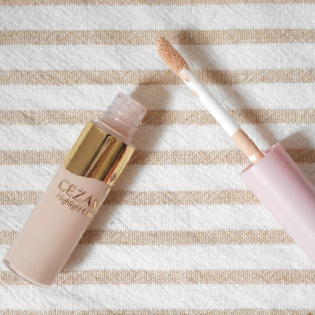 Kem che khuyết điểm Cezanne Highlight Concealer Nhật Bản độ che phủ cao chống thấm nước 8g