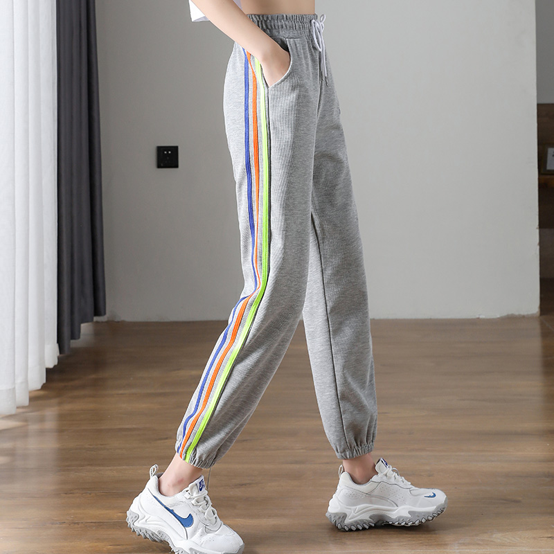 C&M SHOP Loose Sport Pants Women 2021 New Style Straight Jogger Pants