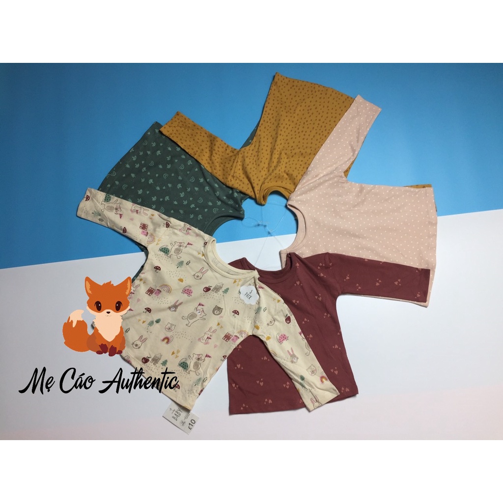 Set 5 áo / 5 quần cotton George Auth cho bé