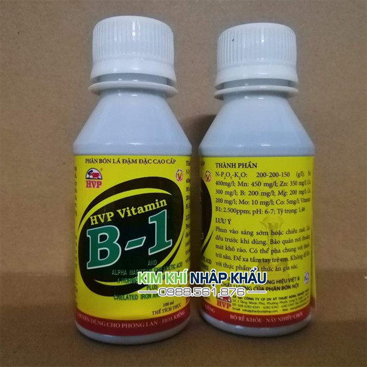 Phân bón lá HVP Vitamin B-1 cho lan 100ml - T30