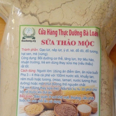 Sữa thảo mộc 500g Thực Dưỡng Bà Loan