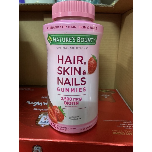 Kẹo Hair Skin Nail Gummies 230 Viên - Dạng kẹo cho da, tóc, móng | Shopee  Việt Nam