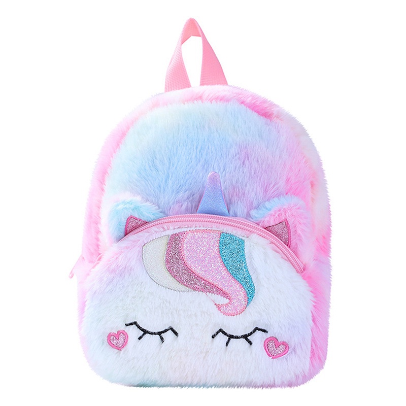 Balo Nhung HìNh NgựA Unicorn Dễ Thương Cho Bé