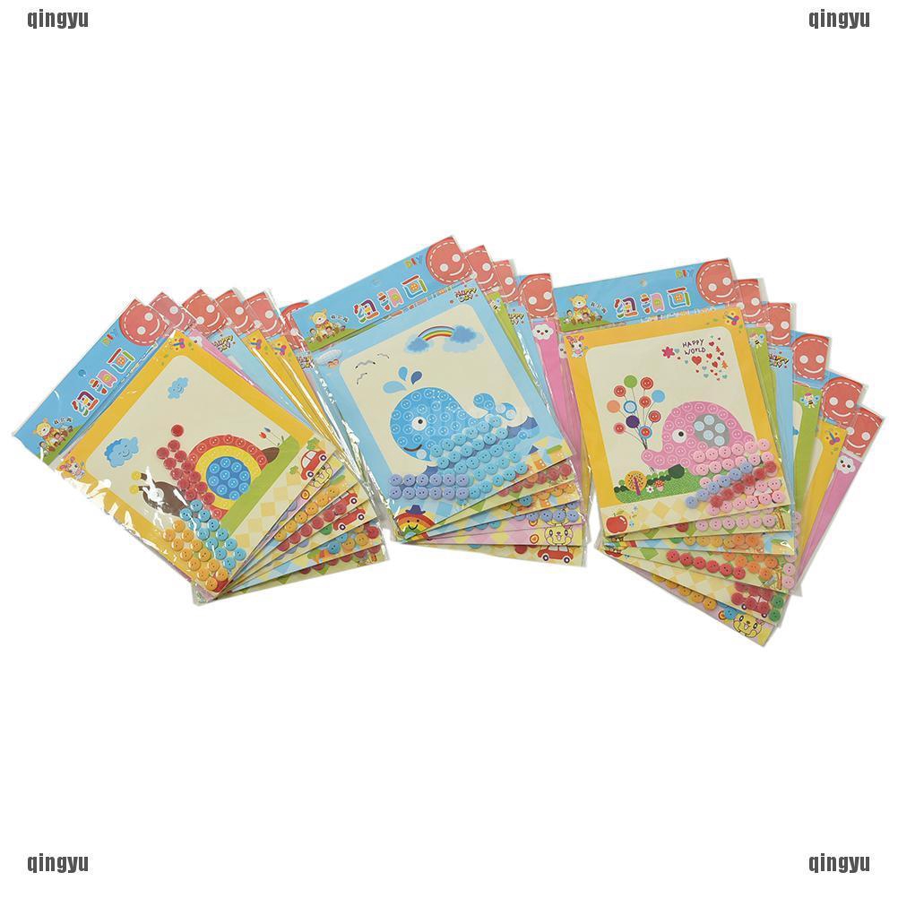 Tranh Đính Nút Tự Làm Tương Tác Cho Bé