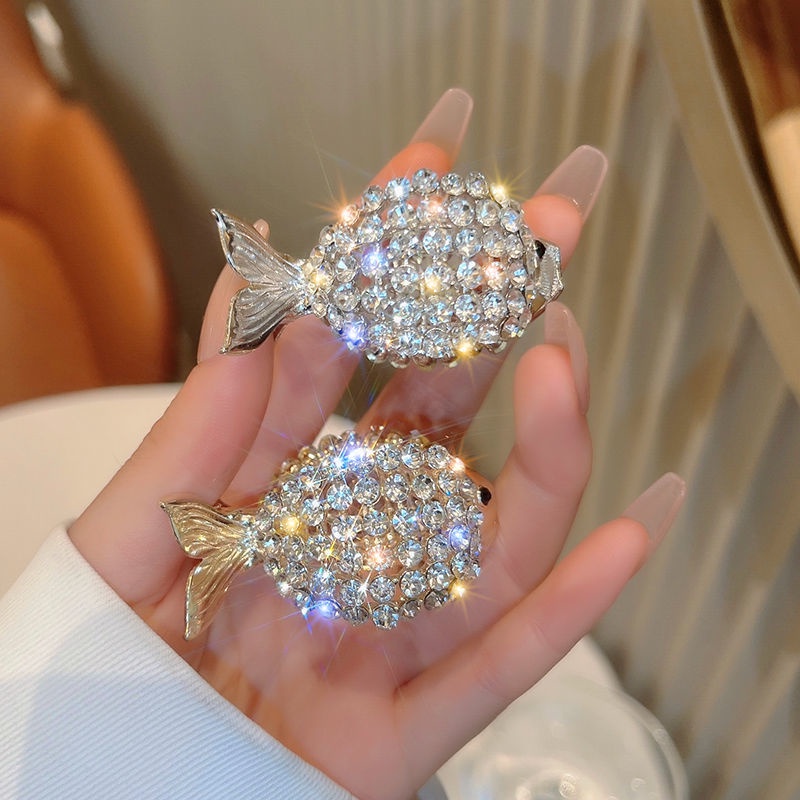 Kẹp Tóc Nhỏ Mạ Vàng/Bạc Thời Trang Mùa Hè Cho Bé Gái