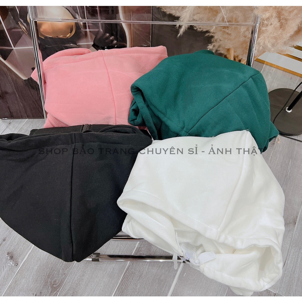Áo KHOÁC Hoodie TRƠN Nhiều Màu Nam Nữ Ulzzang Unisex