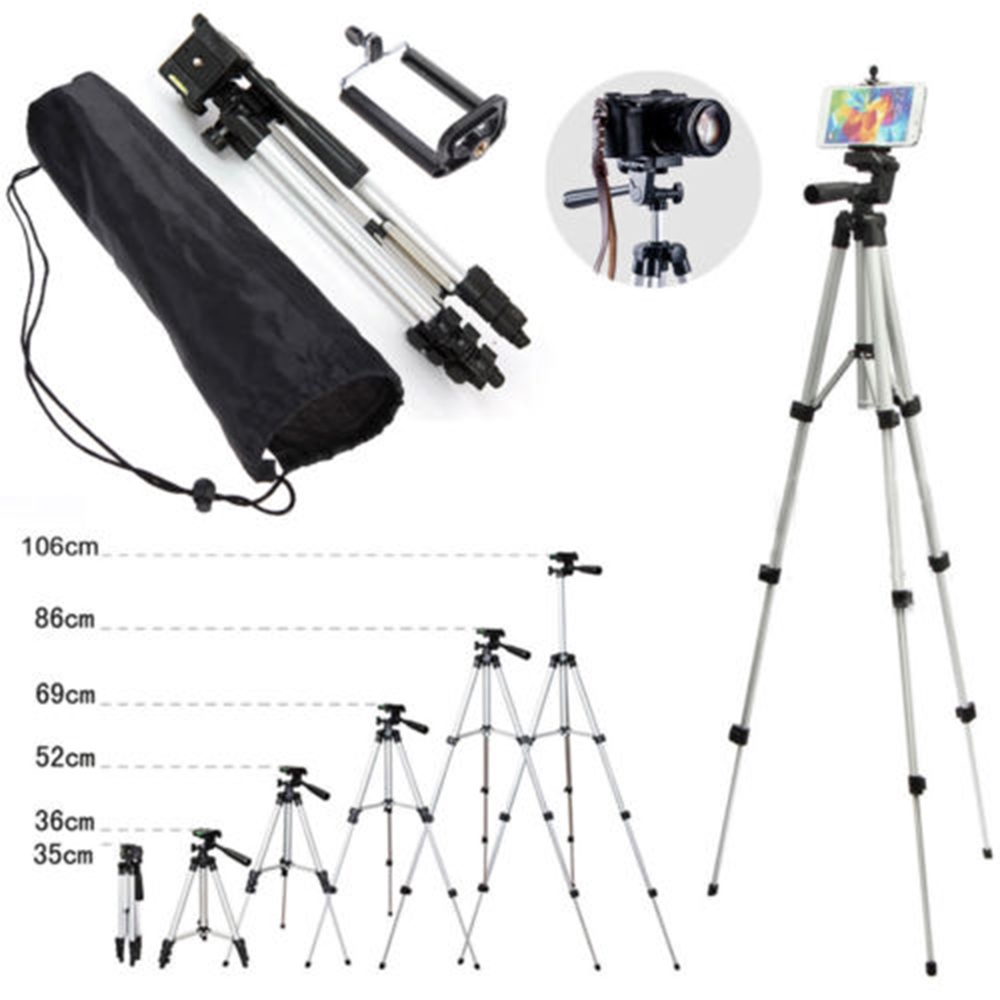 Professional Camera Tripod Stand Holder with Ball Head Bag DSLR Canon Nikon