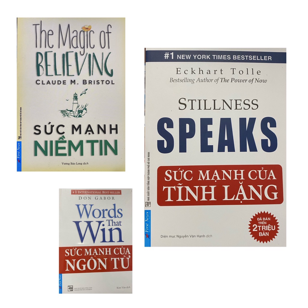 Sách - Combo Sức mạnh của ngôn từ + Sức mạnh tĩnh lặng + Sức mạnh niềm tin