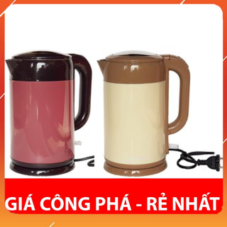 Ấm đun siêu tốc 2 lớp inox electric 2.0l cách điện, cách nhiệt