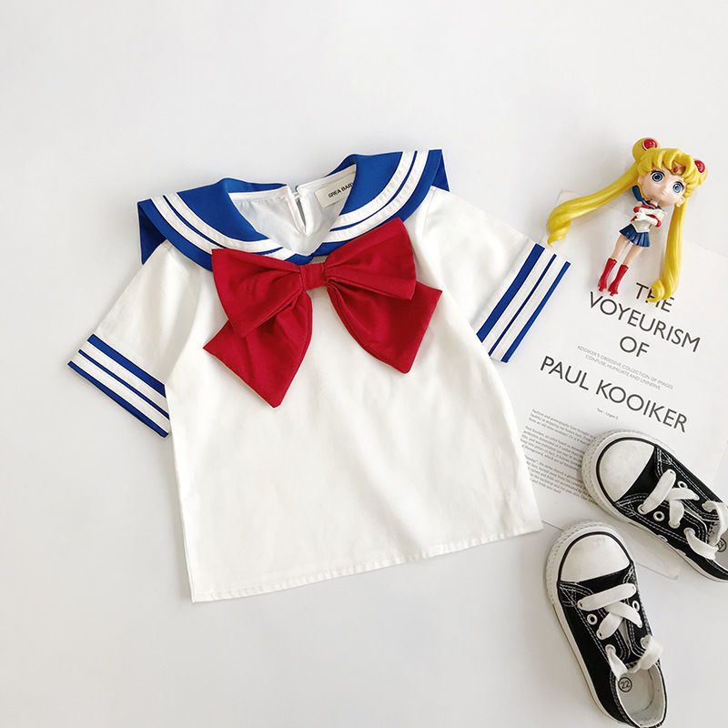 [Mã FACBGO245 giảm 10K đơn bất kì] SAILOR MOON Bộ Đồ Thủy Thủ Mặt Trăng Phong Cách Phương Tây Dành Cho Bé Gái